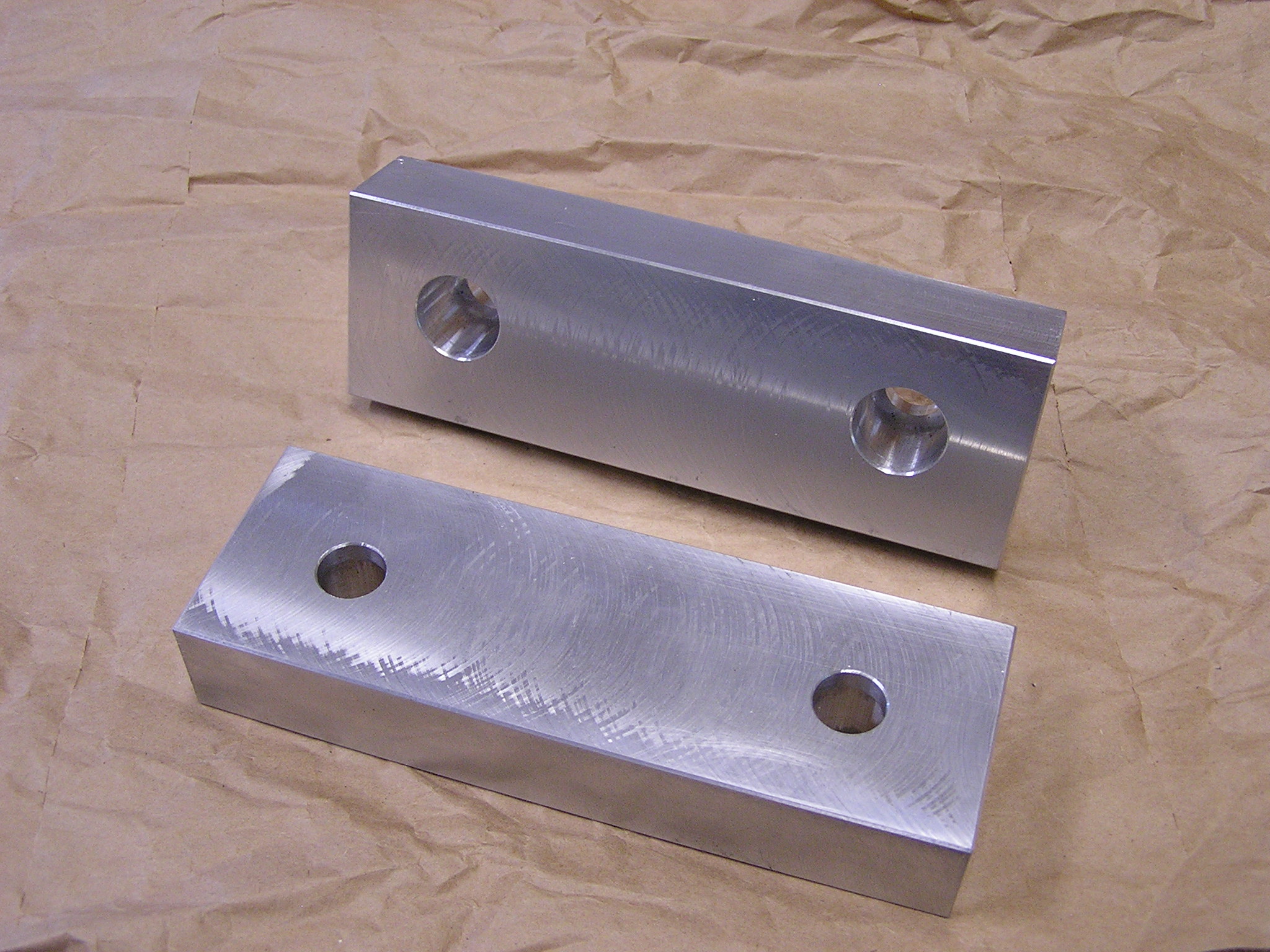 Set CNC Milling Steel Vise Hard Jaw Fixture V-Type Jaw Aluminum Alloy 4" or 6"