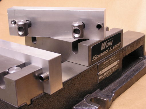 Quick change jaws will fit any 6" Kurt Vise